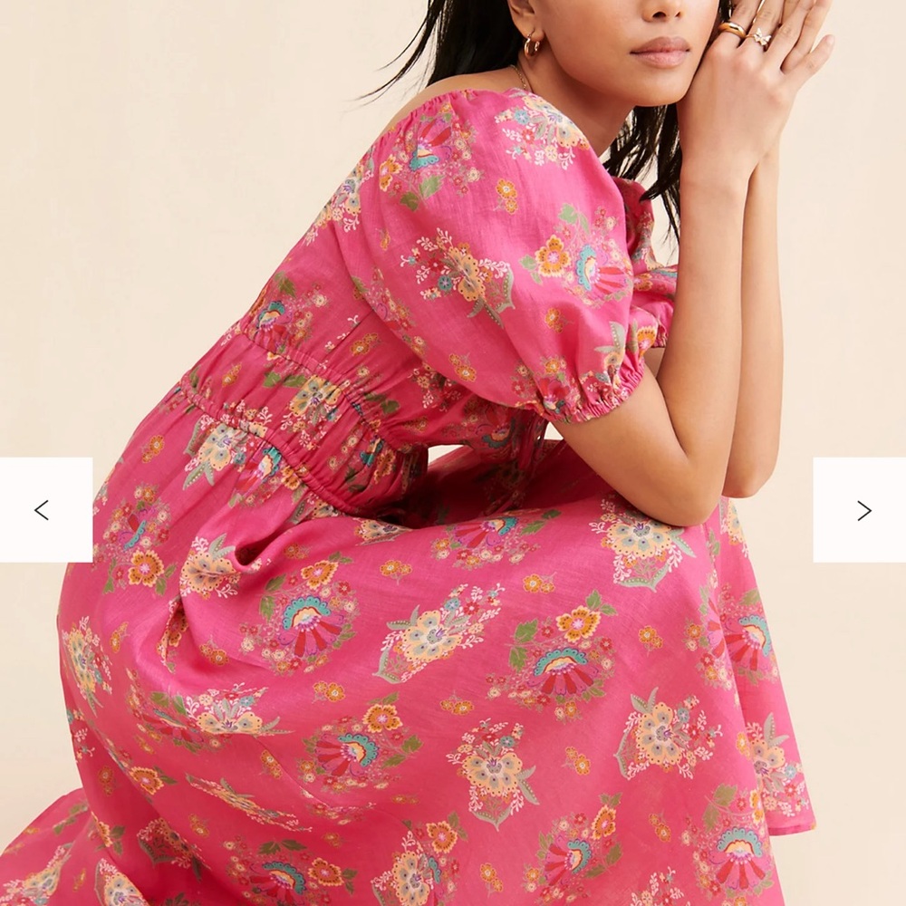 Free People Pink Floral Dress